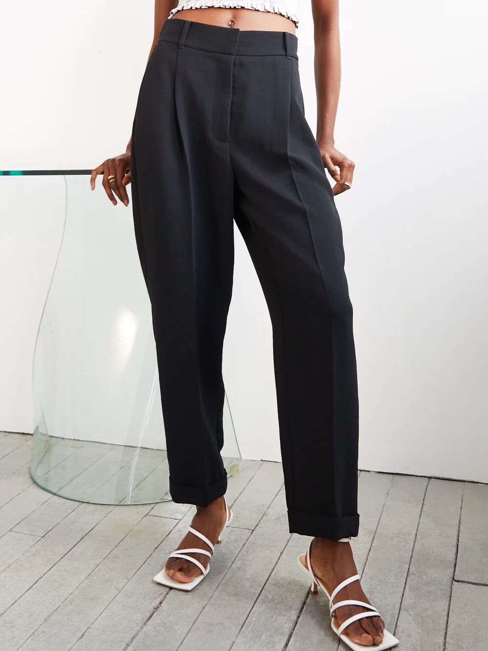 Aritzia Wilfred Dashwood Pant Trouser Black - Picture 1 of 13